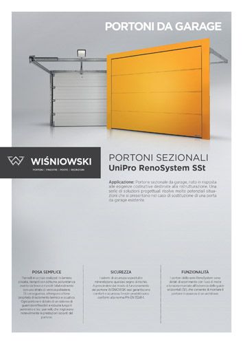 Portoni sezionali UniPro Renosystem SSt