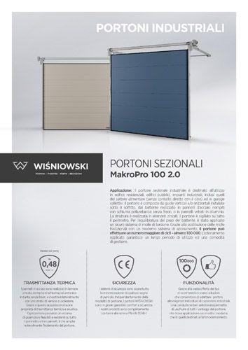 Portoni sezionali MakroPro 100 2.0